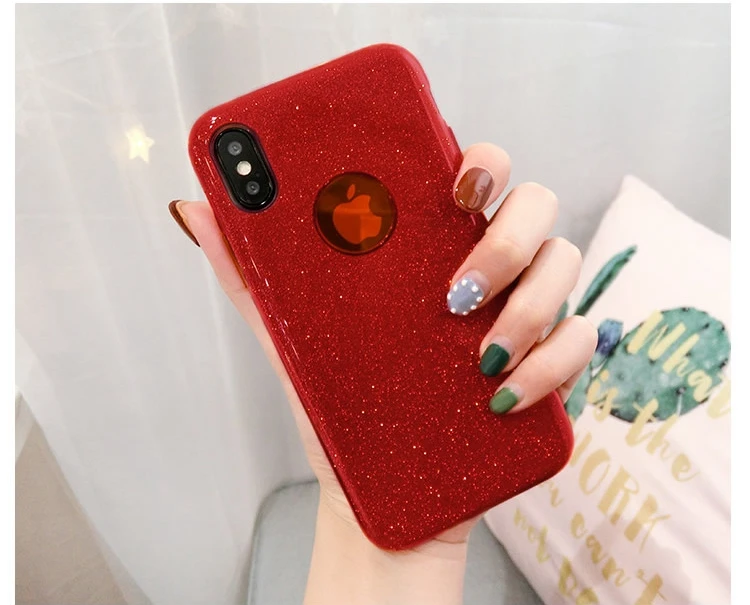 3 слоя стойкий к падениям, сделан из блеск Чехол для iphone XR XS MAX X 6 7 6S плюс 8 SE 5 5S полный корпус противоударный чехол-Броня из ПК+ ТПУ защитный чехол