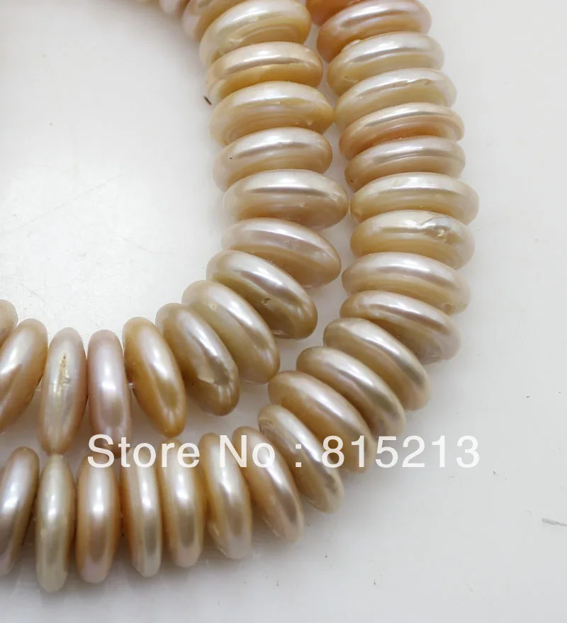 Ddh00409 3-4mm* 15-16 мм строка монет жемчуг коричневый свободные бусины ожерелья можете выбрать