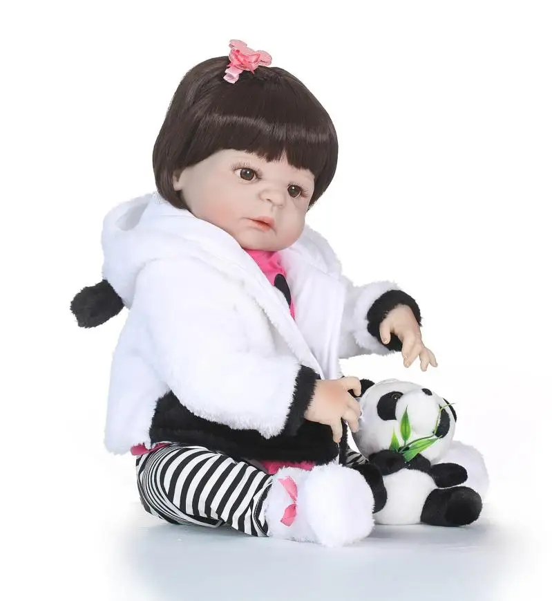 57 см реалистичные силиконовые Reborn Baby Menina Alive 23 ''куклы для новорожденных полный винил силиконовый подарок для тела дети Brinquedos Playmates