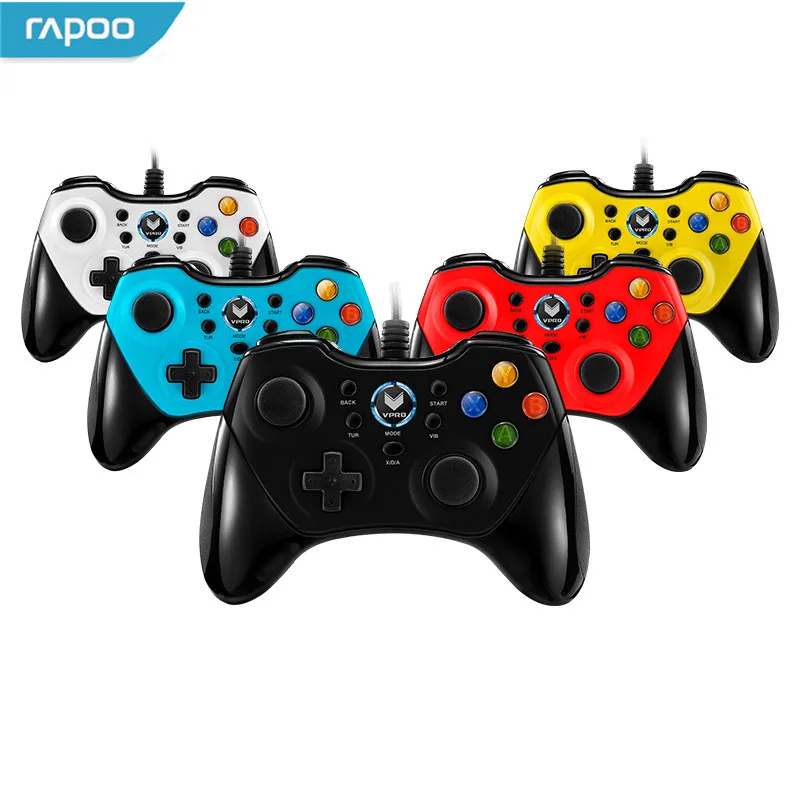 

Rapoo V600 Gamepad For Xbox 360 Wired Controller For XBOX 360 Controle WiredJoystick For XBOX360 Game Controller Gamepad Joypad