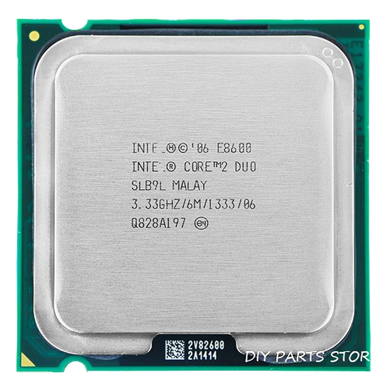 إنتل كور 2 ديو e8600 المقبس lga 775 cpu intel E8600 المعالج (3.3 جيجا هرتز/6 متر/1333 جيجا هرتز) المقبس 775