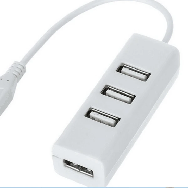 USB2.0 Micro-USB четыре концентратора один четыре OTG концентратор с зарядкой OTG маленький ряд концентратор(белый