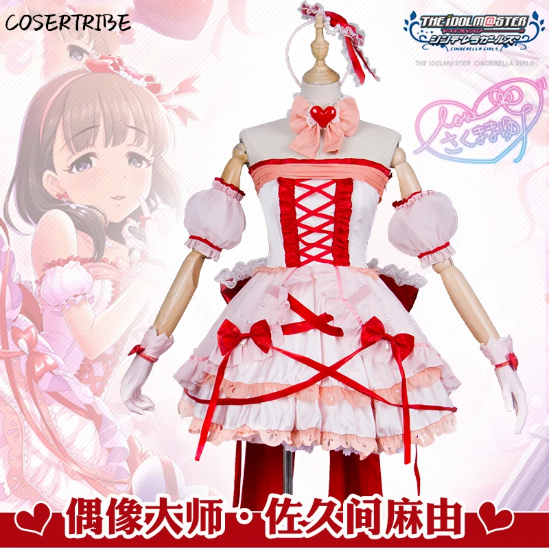 Аниме IDOLM@ STER Золушка девушки Sakuma Mayu Лолита платье Милая униформа косплей костюм для женщин Хэллоуин