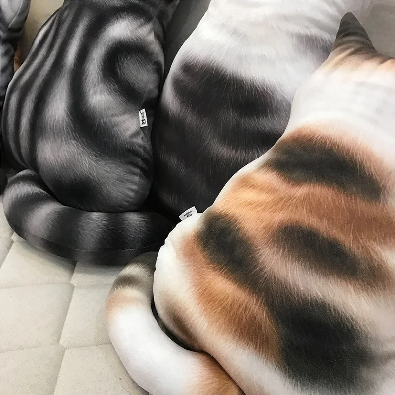 Подушки в форме кошки, теневые подушки, диванная подушка для кошки, украшение для дома 45 см, подушки для медитации животных, Cojines Almofada Coussin