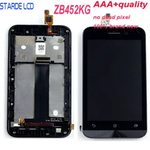 Starde LCD for Asus Zenfone Go ZB452KG X014D LCD Display Touch Screen Digitizer Assembly with Frame ZB452KG Screen Replacement