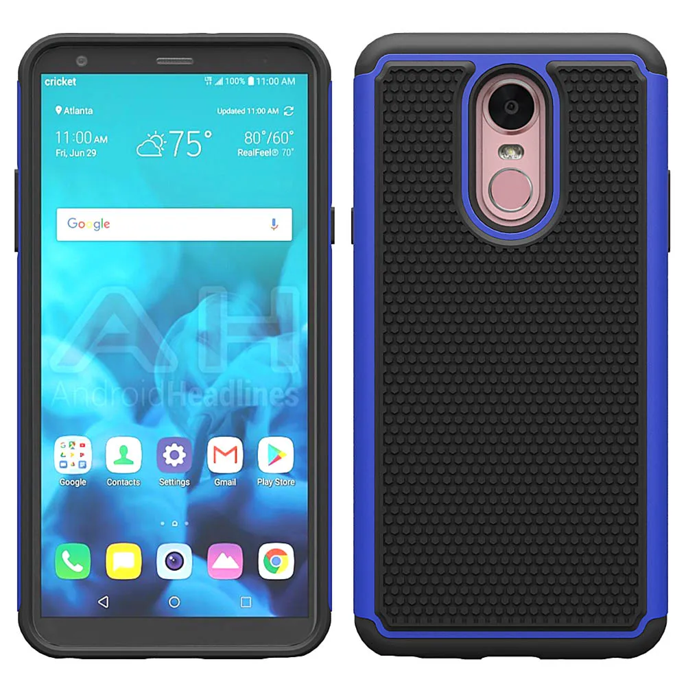 

For LG Stylo 4 Case Heavy Duty Hybrid Rugged Case 2in1 Soft Silicone & Hard Back Cover For LG Stylo 4 / Q Stylus / Q Stylus Plus