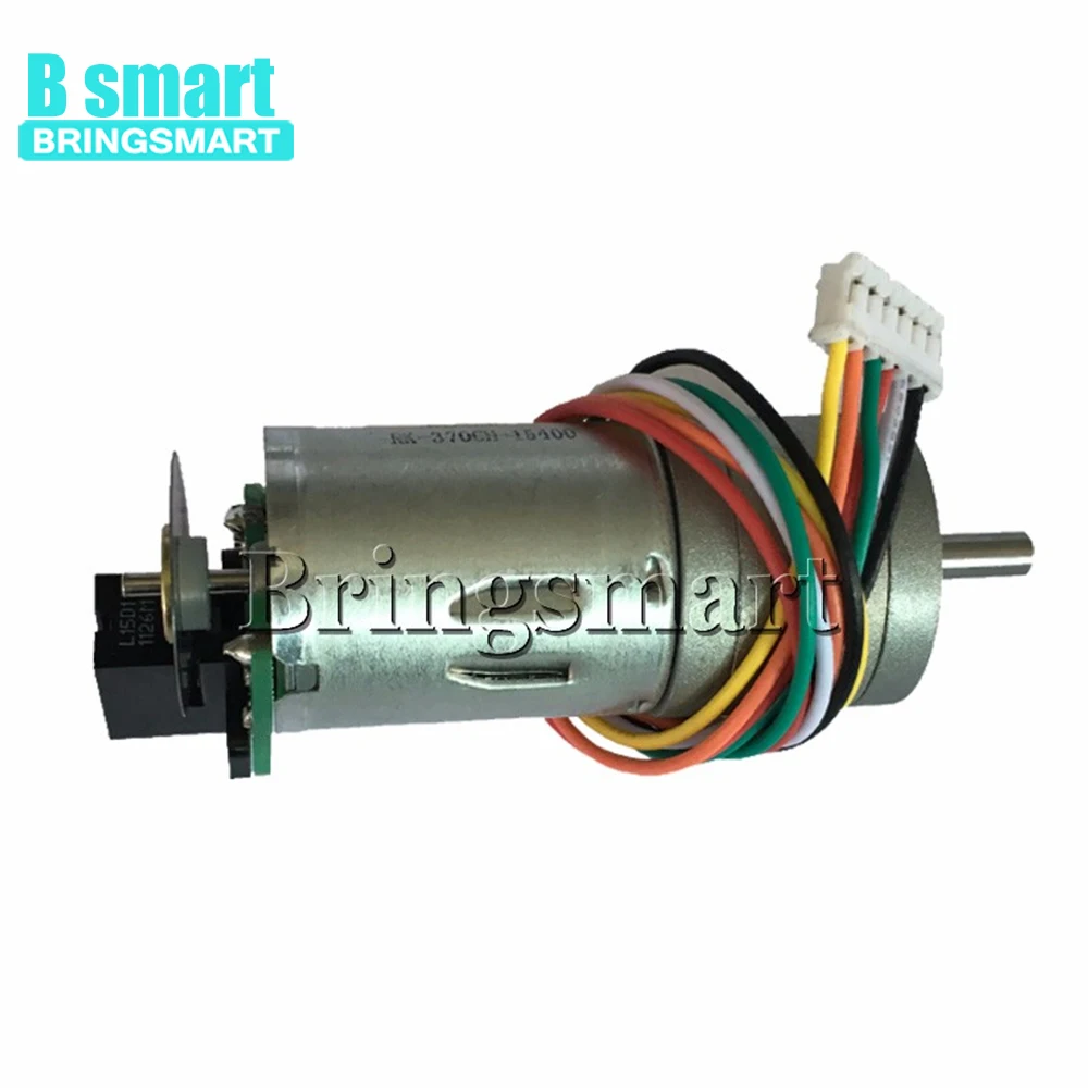 

Bringsmart Photoelectric Encoder Motor 12V Speed Control DC Gear Motor Optical Encoder Motor Encoding disc For DIY GA25-371G