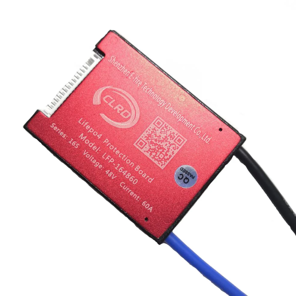 CLRD 16S 25A 35A 45A 60A PCM/PCB/BMS for 48V LiFePO4 Battery Pack for Electric Bicycle and Scooter and Tools