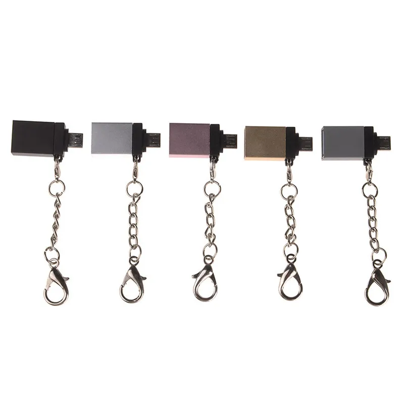 USB 3,0 Женский переходник Micro USB для передачи данных со штекером переходник, конвертер с цепочкой для ключей