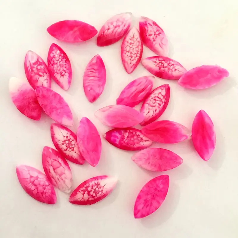 Новинка diy 80 шт девочка розовый цветок бутон, лошадь глаз полимерная мозаика, скрапбук, горный хрусталь, головной убор Смола decoration-T372A2