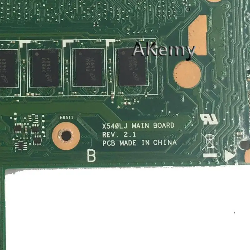 Akemy X540LJ материнская плата для ноутбука ASUS X540LJ X540L F540L X540 Тесты оригинальная материнская плата 4G-RAM I3-4005U GT920M