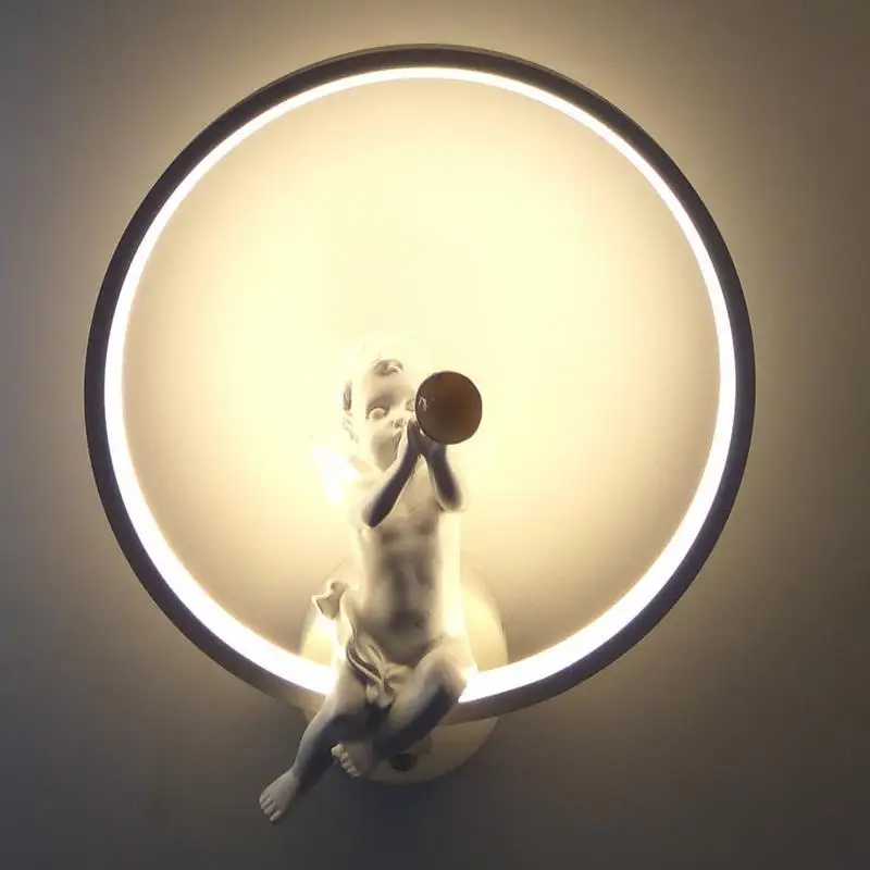 Ванная комната Светильник росписи Interieur Lampara Arandela Wandlamp аппликация Murale