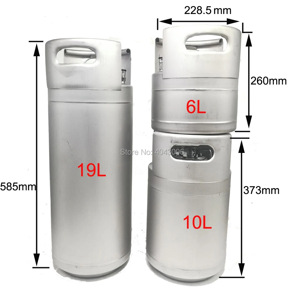 19L Homebrew пиво мяч 304 Нержавеющая сталь Soda бочонок воды/Кофе бочонок/Пиво доморощенного корнею бочонок/мяч замок аксессуары для бочки