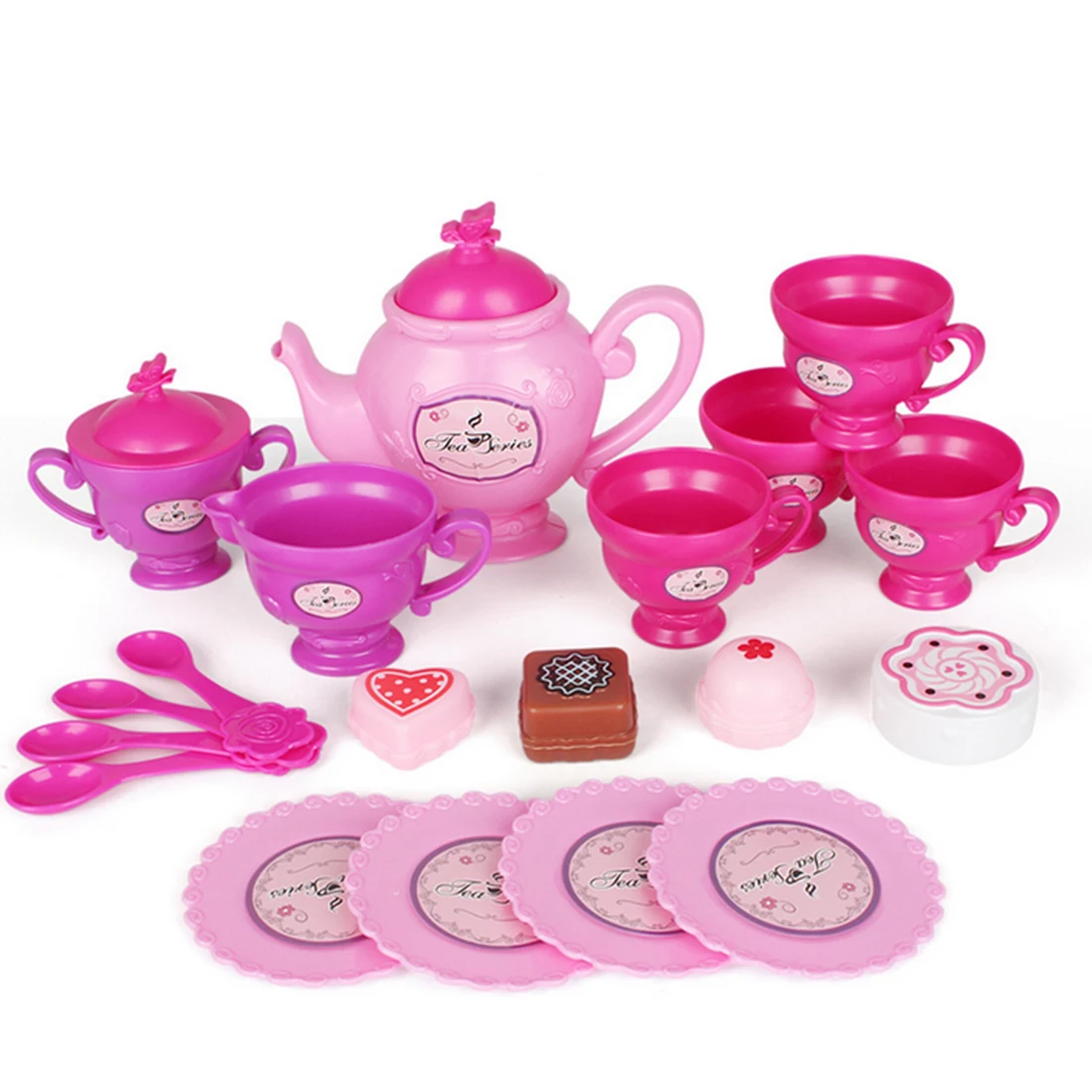 Disney Princess n Me Royal Tea Time Tea set Pretend Play Kitchen Toy Gift 