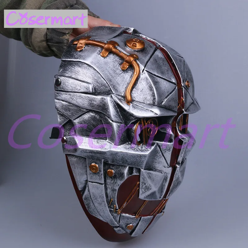 Cos Hot Game Dishonored Helmet Wearable Masks Cosplay Corvo Attano Mask Hard Resin Halloween Party (9)