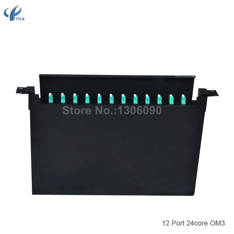 24 cores Patch Panle Sliable  LC OMC3 6