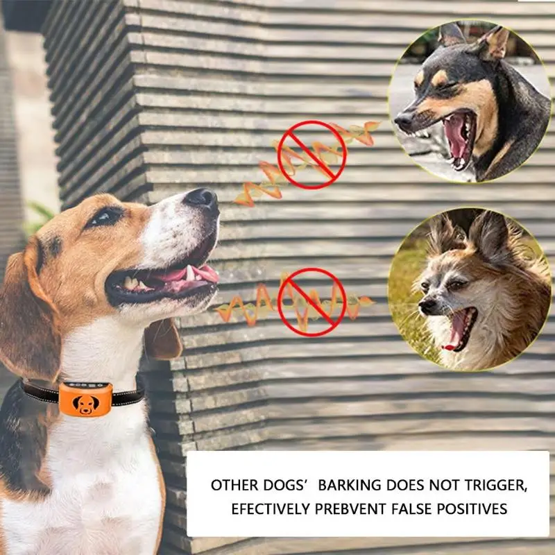 Pet Dog Анти лай Стоп инструмент открытый интеллектуальный контроль звука Щенок Обучение Электрический ударный инструмент оранжевый/серебристый/синий/золотой