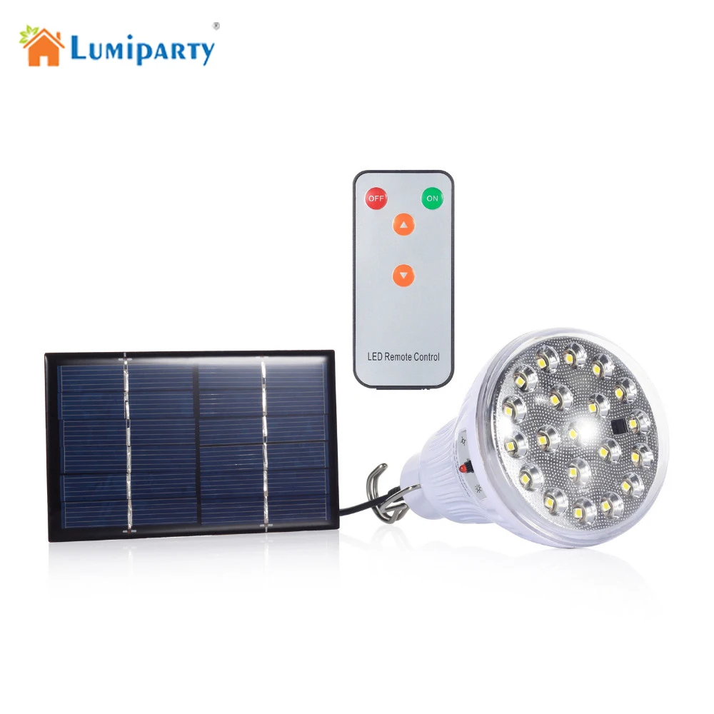 Outdoor/Indoor 20 LED Solar Light Garden Home Security Lamp Dimmable led solar lamp by remote