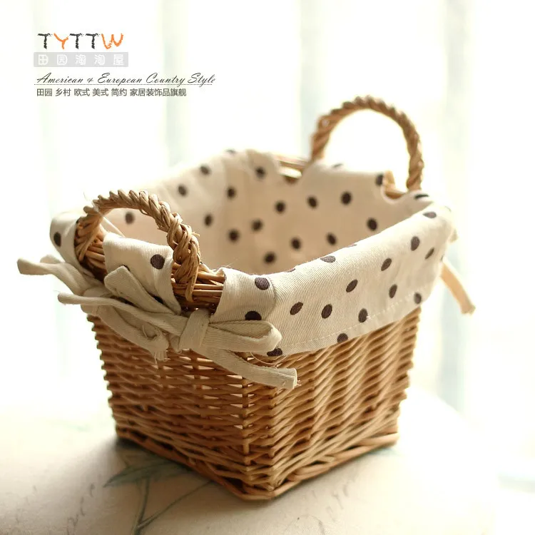 Buy Small Wicker Baskets 17.5*12CM from