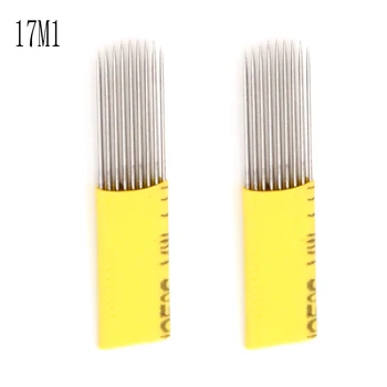 

wholesale professional fog eyebrow makeup needles 17 pin blades for microblading
