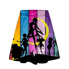 Sailor юбка в форме Луны Harajuku Повседневная стиль Harajuku поп юбки новые сексуальные Kpops Женские повседневные горячие продажи модные юбки