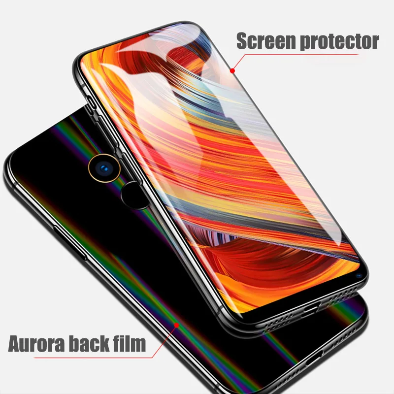 BFOLLOW 4D Экран протектор для Xiaomi mi 8/8 SE Lite/mi x 2/mi x 2 s 3 Аврора Назад Мягкая спереди фильм полный охват анти шок