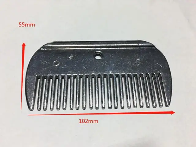 Алюминий Currycomb 10 см гребень для домашних животных лошадь