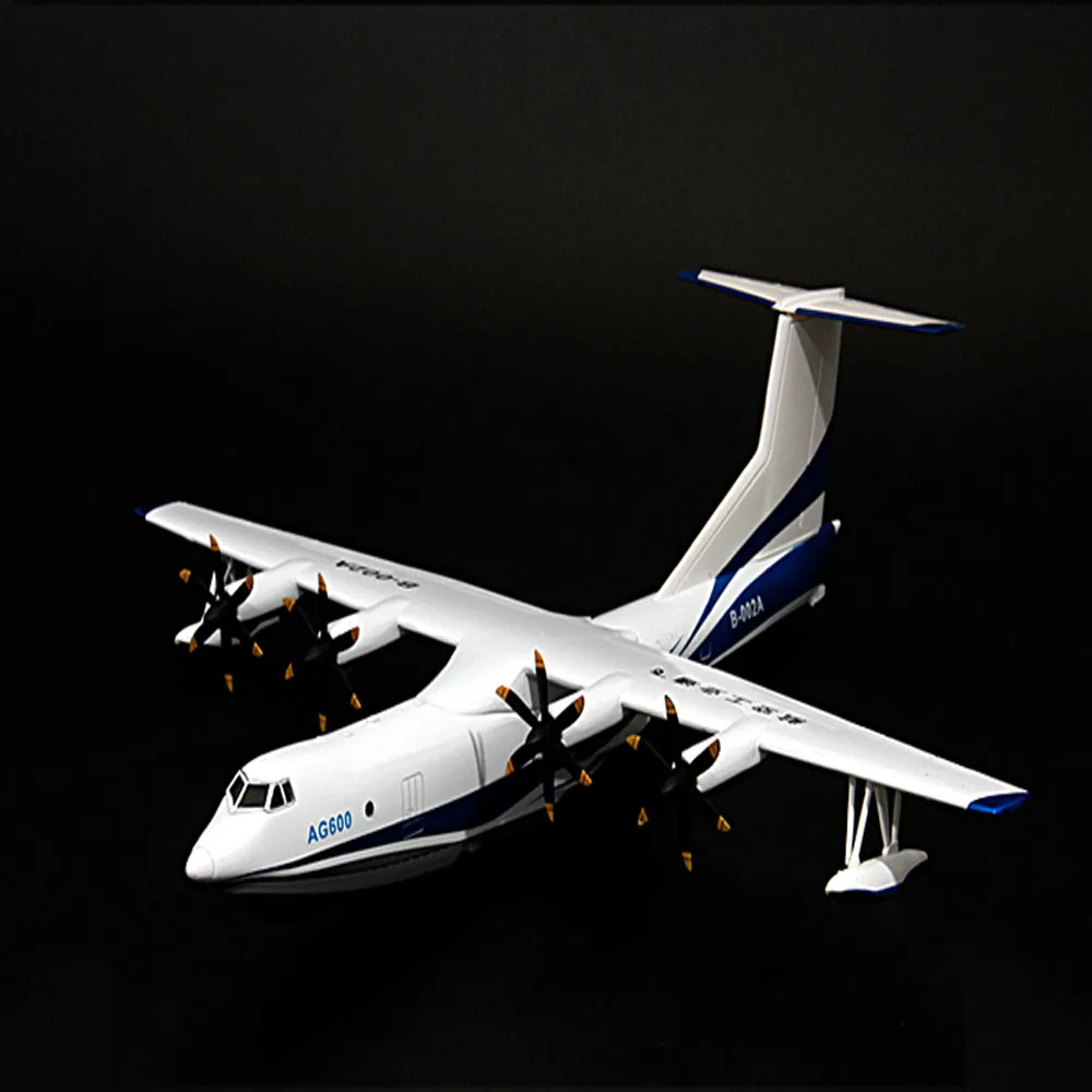 AG600 коллекция 1:130 Масштаб Модель самолета из сплава игрушки амфибия Jin Qilong Гидроплан для детей подарок для детей военная модель игрушки