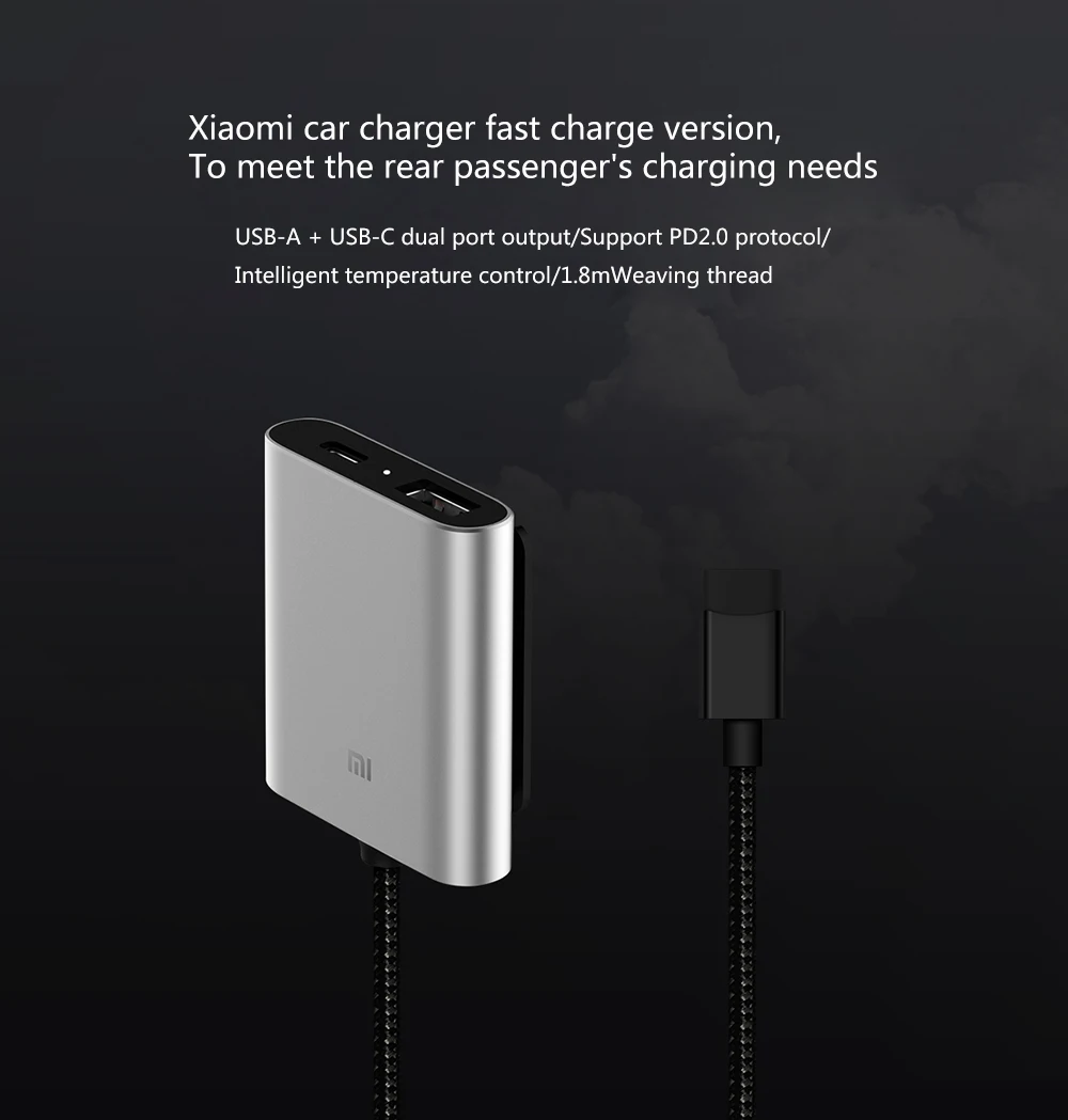 Xiaomi Car Charger QC3.0 Fast Version Extended Accessory (17)