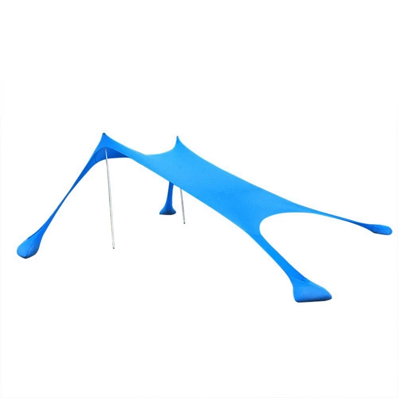 Portable Beach Tent With Sandbag Anchors Beach Sunshade Uv Sun Shelter For Beach Parks Camping high qualty