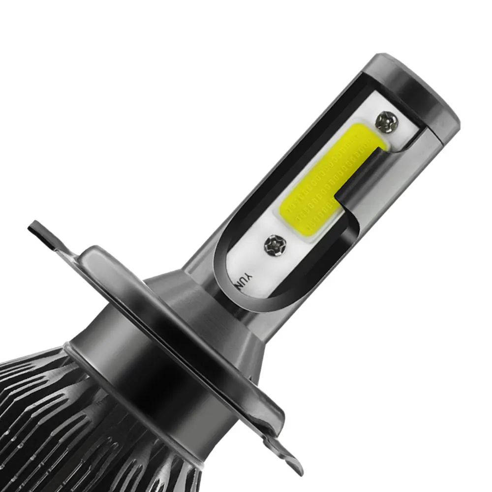Effort&BJ T2 Car LED Headlight H4 144W 14400LM Fog Light Auto Headlamp COB LED Chips Light Bulb