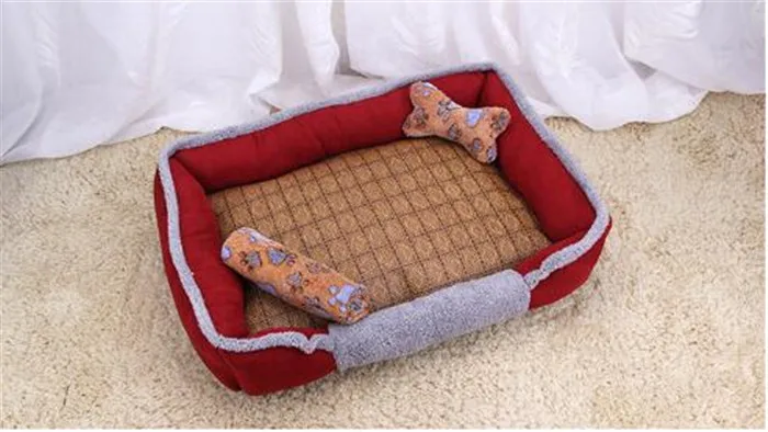 Прекрасный joy Dog кровати диваны подушки Коврики Pat летний коврик для Мишка, собака, кошка питомник дом хлопок коралловый флис животные кровати одеяло