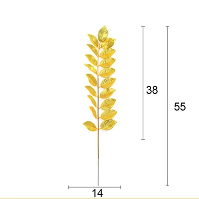 Для дома Свадебная вечеринка украшения Золотой Имитация монстера листья в форме Панциря Черепахи искусственные декоративные листья