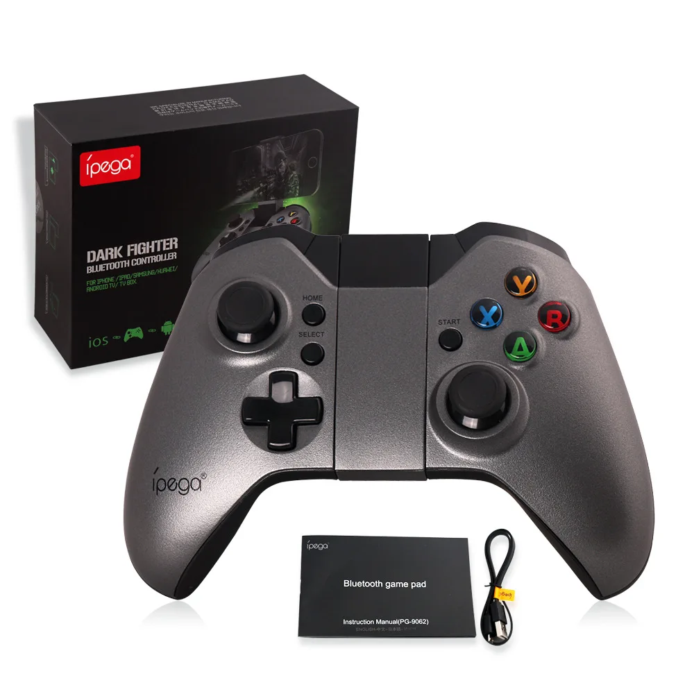 

PG-9062 Dark Fighter Wireless Bluetooth Gamepad Game Controller Gamecube for Android iOS Video Game Controller
