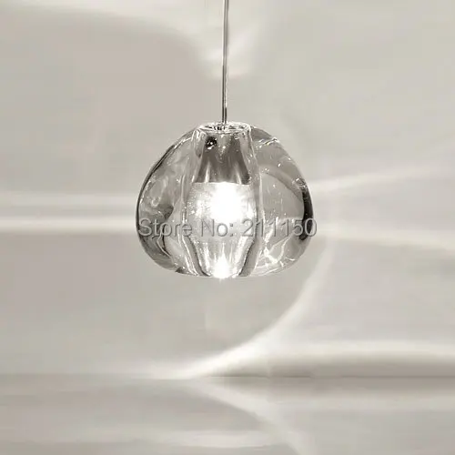 

Best Quality Terzani MIZU Light by Nicolas Terzani Modern Suspension Chandelier Gold/ Transparent Crystal Ball Lighting Fixture