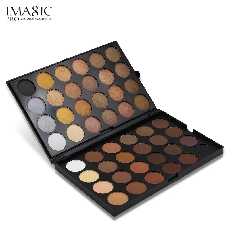 

IMAGIC Earth color Eyeshadow Pallete Professional 48 Colors Eyeshadow Matte Shimmer Glitter Smoky Eye Shadow Makeup Powder