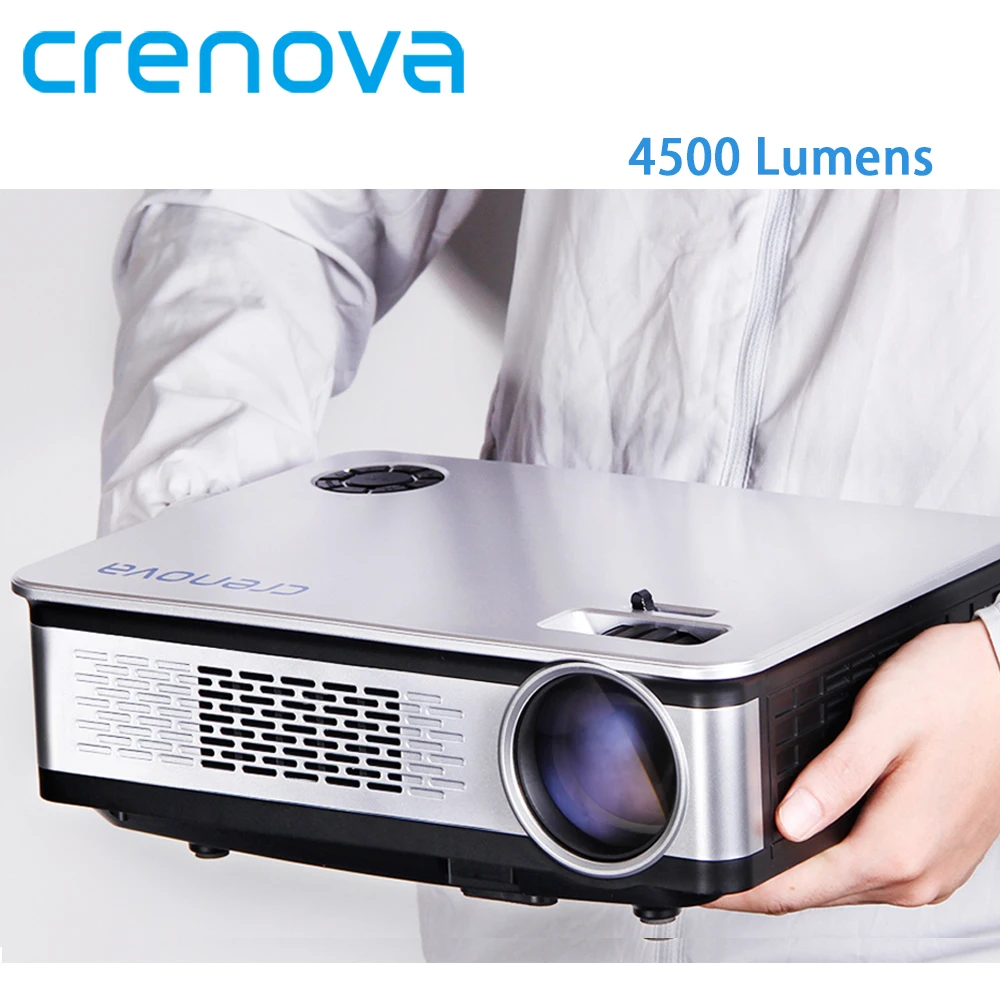 

CRENOVA Video Projector 4500 Lumens Android 6.1 OS For Full HD 1080p Home Theater Movie Projector With WIFI Bluetooth Beamer