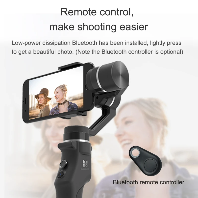 Захвата 3-осевой GoPro смартфона Gimbal ручной шарнирный стабилизатор с подарком для iPhone samsung S7 8 спортивных экшн-камер Gopro 6 5