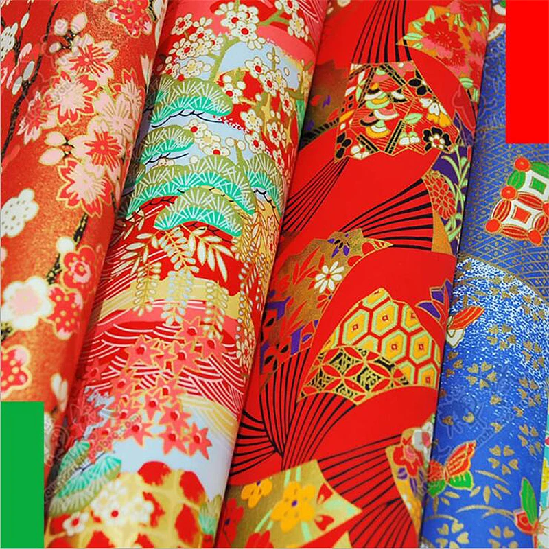 20 шт материалы ручной работы в японском стиле золотые линии бумага декоративная подарочная упаковка бумага Оригами корабль Цветок бумага для скрапбукинга