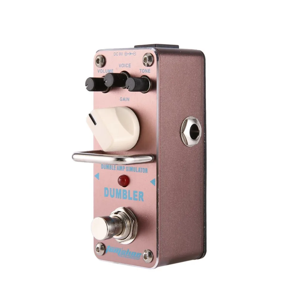 Арома ADR-3 Dumbler Amp Simulator мини одна педаль эффектов для электрогитары с истинным обход гитарные части и аксессуары