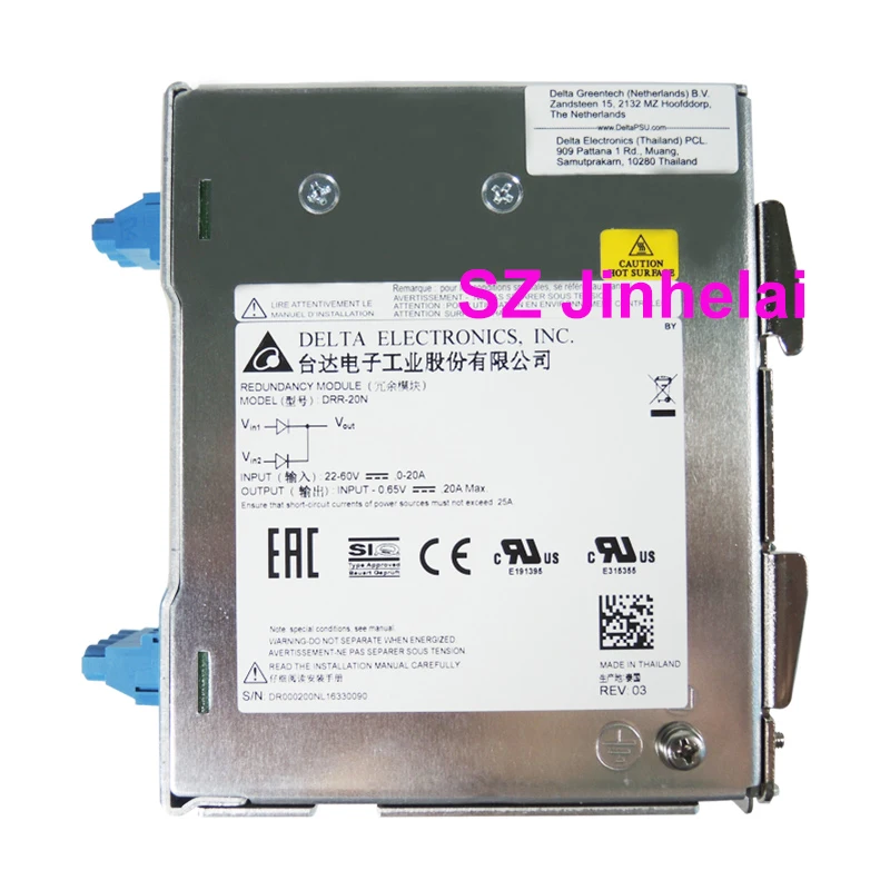 DELTA DRR-20N подлинный оригинальный модуль резервирования 20A Din Rail Питание серии