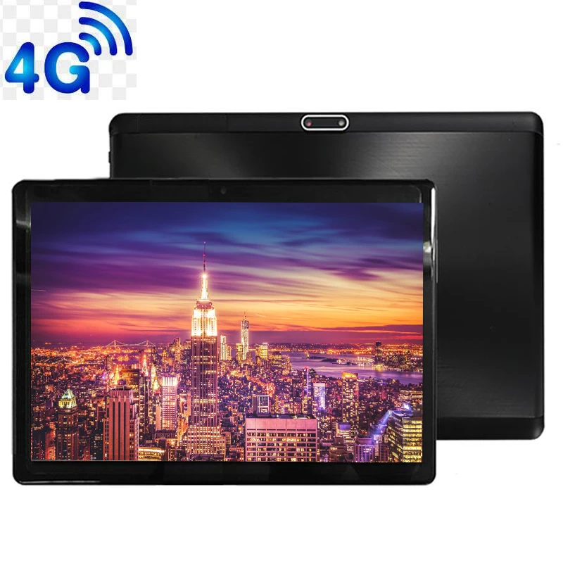 4G LTE 10 'планшет с сенсорным экраном, Android 9,0, Восьмиядерный ОЗУ, 6 Гб ПЗУ, 64 Гб Камера, 5 Мп, SIM планшет, ПК, Wifi, gps, bluetooth, телефон