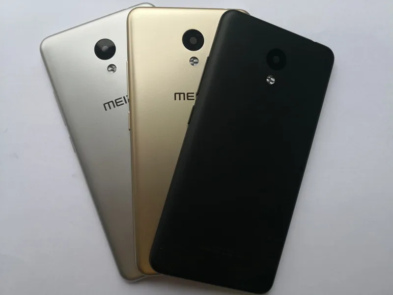 

New Battery Door Back Cover Housing Case For MEIZU M5C M710H 5 Inch With Camera Lens+Power Volume Buttons