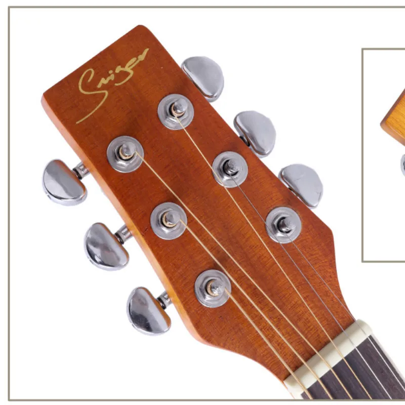 Гитара акустическая электрическая все Sapele стальная струна 41 дюймов D-Body Guitarra 6 струн поп-фолк Cutaway установка звукоснимателя гитары