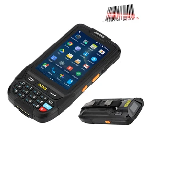

WiFi/GPRS/4G Free Sim Card Wireless Industrial PDA Android Handheld Barcode Scanner with 4.0inch Super Display pdas
