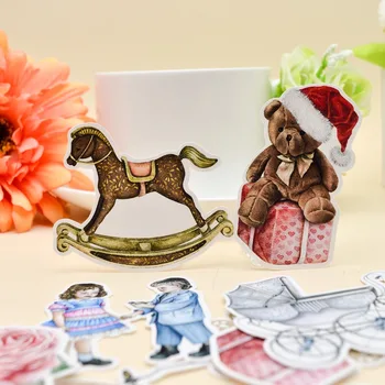 

32pcs Colorful Alice's garden Christmas new year gift sticker Scrapbooking Decorative handbook Sticker planner DIY Stationery
