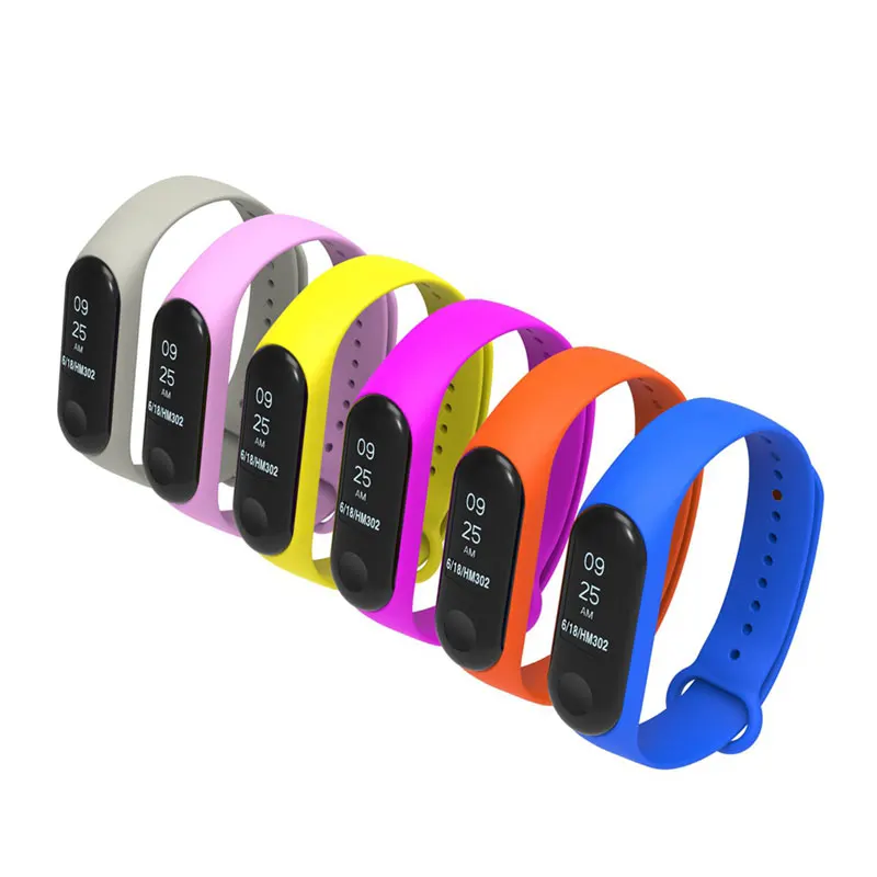 Mi band 3 Lu mi nous силиконовый ремешок на запястье для Xiaomi mi Band 3 браслет светится в темноте Smartwrist Band ночной Светильник