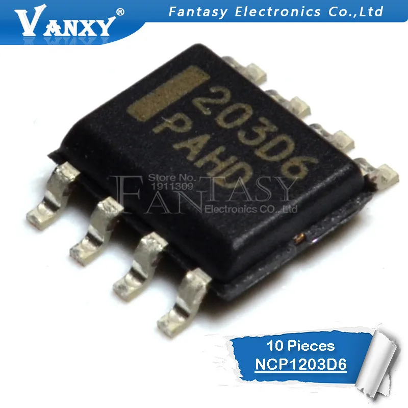 

10PCS NCP1203D60R2G SOP-8 203D6 SOP8 NCP1203D6 SOP NCP1203D60R 1203D60 new original