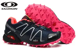 Новое поступление Salomon speed Cross III Женская обувь высокого качества дышащие кроссовки женские спортивные туфли кроссовки ссылка 2 Топ