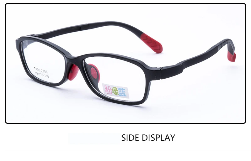 Zilead Kids TR90 Glasses Frame Ultralight Children Square Optical Sepectacles For Boys Girls Computer Goggles Eyeglasses Eyewear